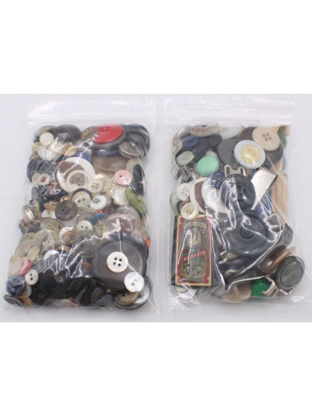 Assorted Button Lot Mixed Sizes Colors Styles Craft Sewing Supplies Vintage Mix